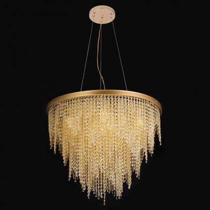 Люстра 0536/12/750 FGD золото/хрусталь 12x60W E14 d750 h900, MIX24